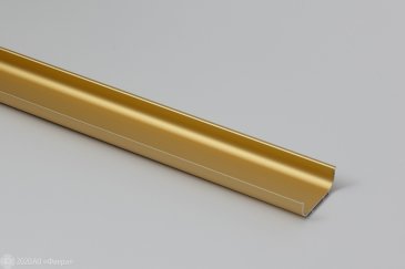 Профиль 901013 для фасадов без ручек (63,6х23 мм), золото, 5 м.