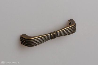 FS190 мебельная ручка-скоба 96 мм старая бронза