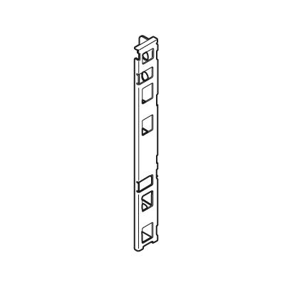 LEGRABOX держатель задней стенки из ДСП, высота C (193 мм), правый, белый шелк