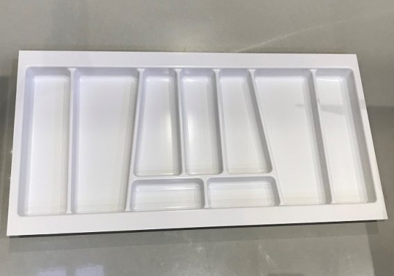 Лоток для столовых приборов Trend II, в ящик 900/450, белый глянец