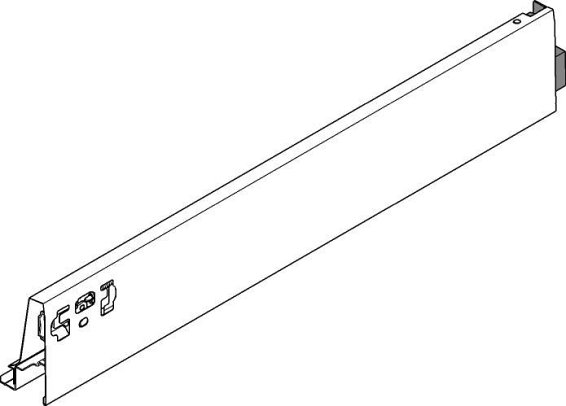 TANDEMBOX intivo/antaro, царга М 83/450мм, серая, прав.