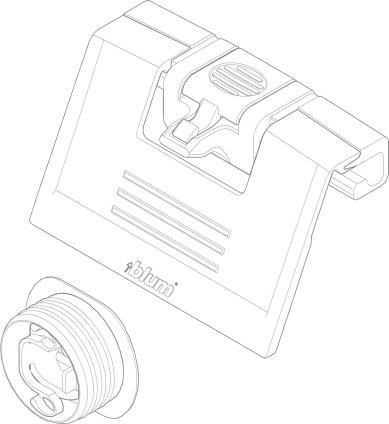 TANDEMBOX intivo/antaro, ручка с поводком д/внутр.ящика, белая