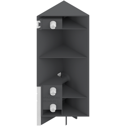 TANDEMBOX, Крепление фасада, EXPANDO, левое, высота D, для SPACE CORNER