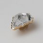 Glam ручка кнопка золото и кристаллы Swarovski, большая