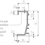 Профиль для LED-подсветки 901127 для фасадов без ручек (51х24 мм), черный, 6 м.