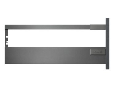 Ящик TANDEMBOX antaro TIP-ON BLUMOTION (высота B 160, глубина 270 мм, 10-20 кг), крепление саморез, серый орион