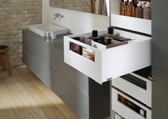 Внутренний ящик LEGRABOX pure (высота C 177, глубина 350 мм), терра-черный